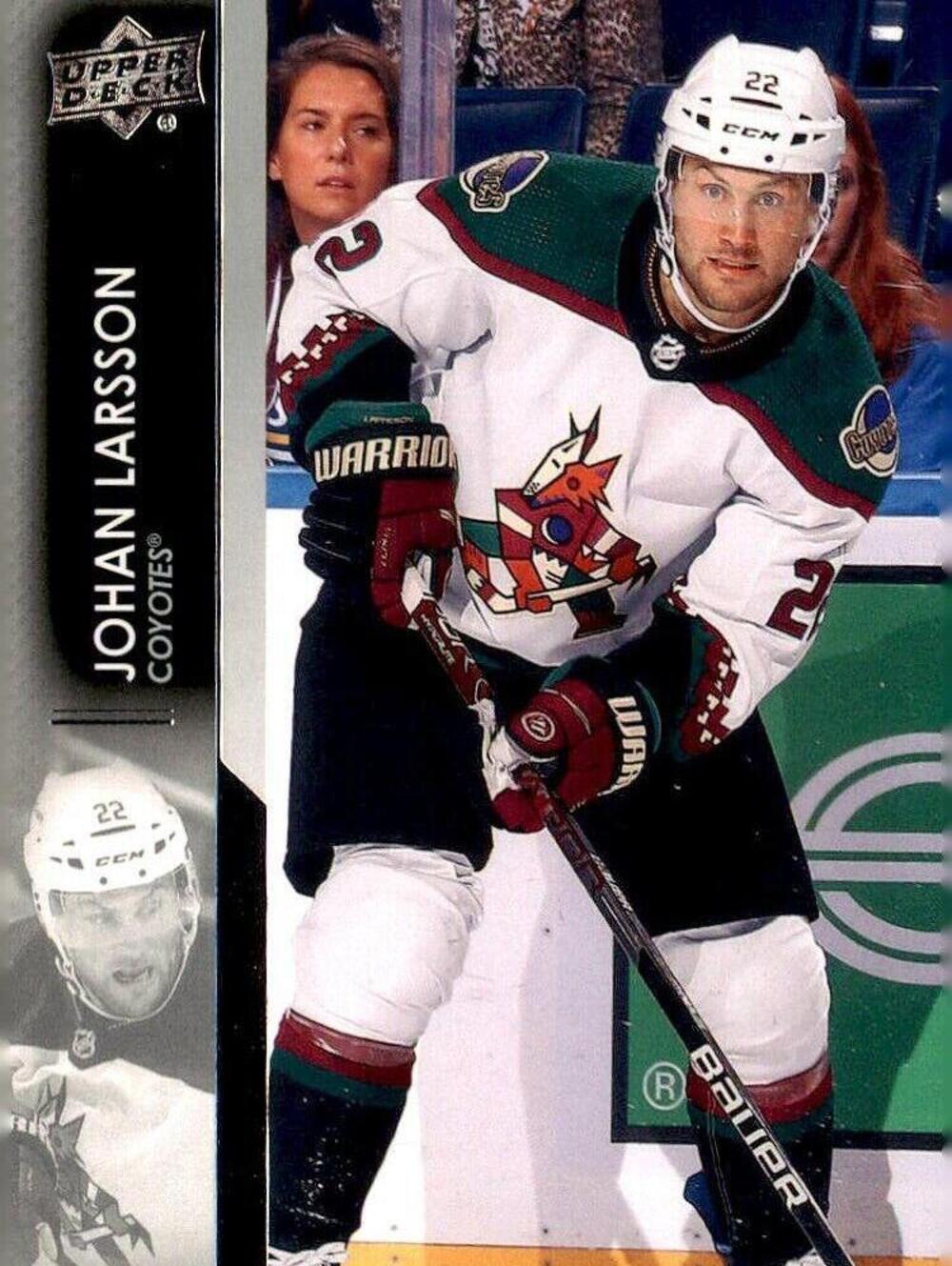 Johan Larsson 2021-22 Upper Deck Series 2 Hockey Card #261 - Arizona Coyotes
